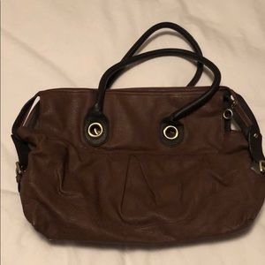 Brown shoulder bag